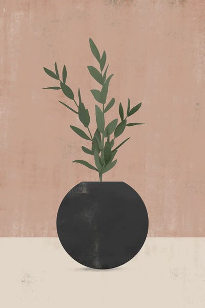 Japandi: Abstract Quartz Leaf I by Helo Moraes