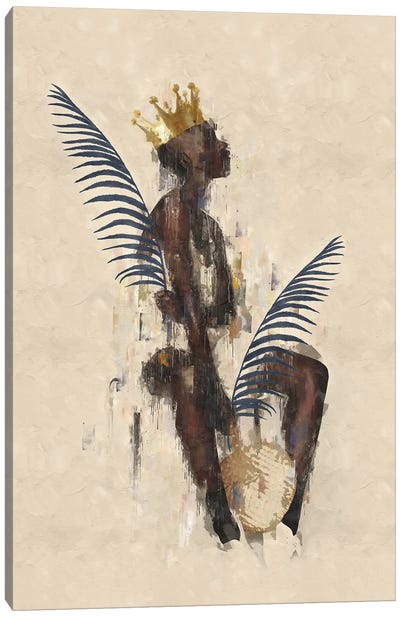 Abstract Queen Girl I Canvas Art Print - Kings & Queens