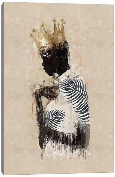 Abstract Queen Girl II Canvas Art Print - The Advocate