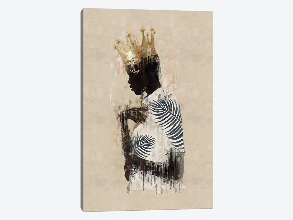 Abstract Queen Girl II by Helo Moraes 1-piece Art Print