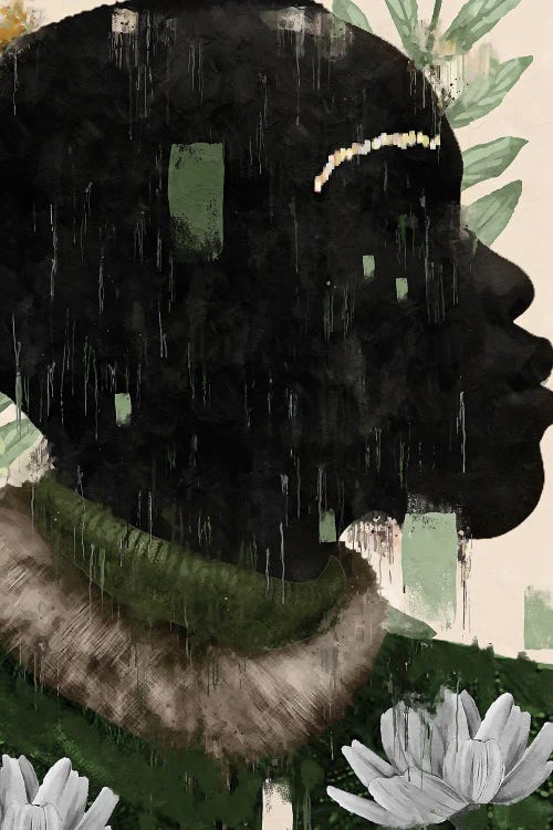 Abstract Queen Girl IV by Helo Moraes wall art