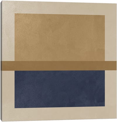 Abstract Queen Square III Canvas Art Print - Helo Moraes