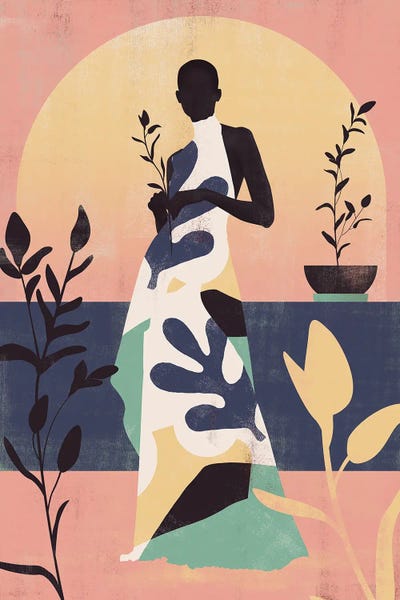 Abstract Rainbow Girl IV