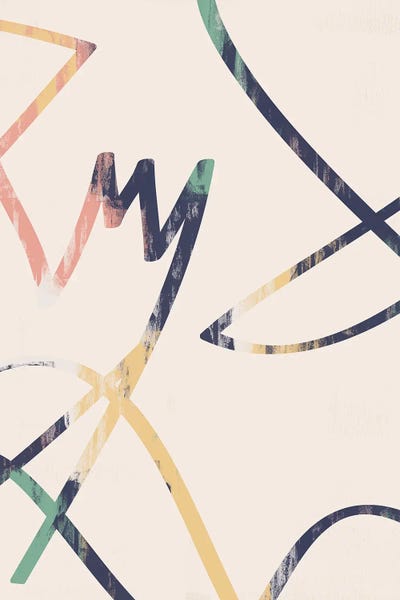 Trendsetter: Abstract Rainbow Line III by Helo Moraes