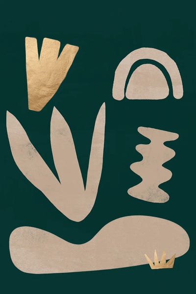 Art Pairs: Abstract Sand Shape II by Helo Moraes