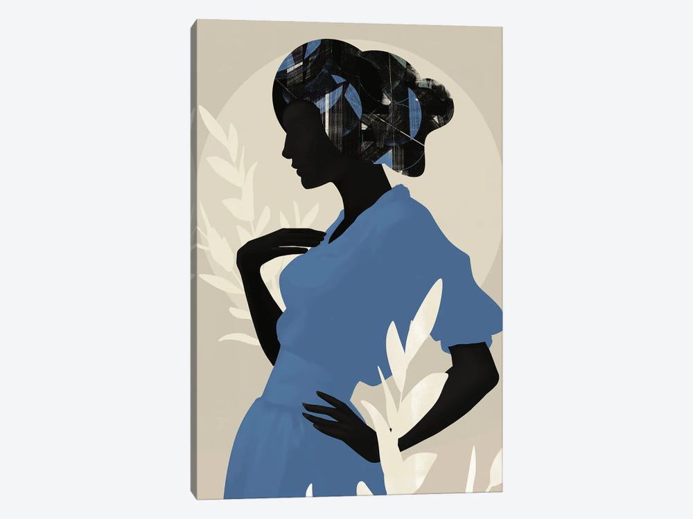 Abstract Sky Girl I by Helo Moraes 1-piece Canvas Art Print