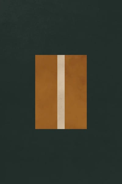 Abstract Square XII by Helo Moraes framed canvas print