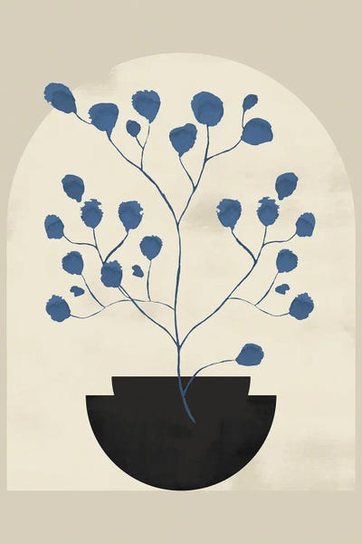 Abstract Sky Leaf V