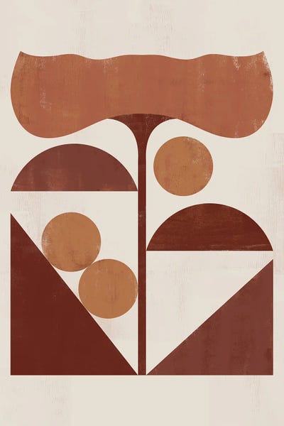 Abstract Spring Flower I by Helo Moraes canvas print