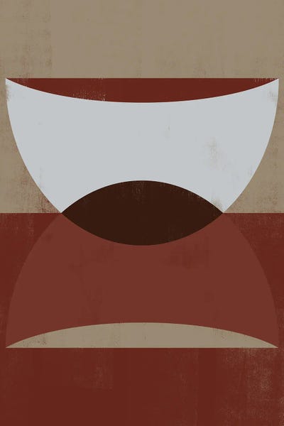 Abstract Spring Geometric I by Helo Moraes framed canvas print