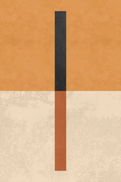 Abstract Square XIV by Helo Moraes framed canvas print