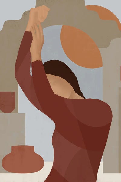 Abstract Spring Girl I