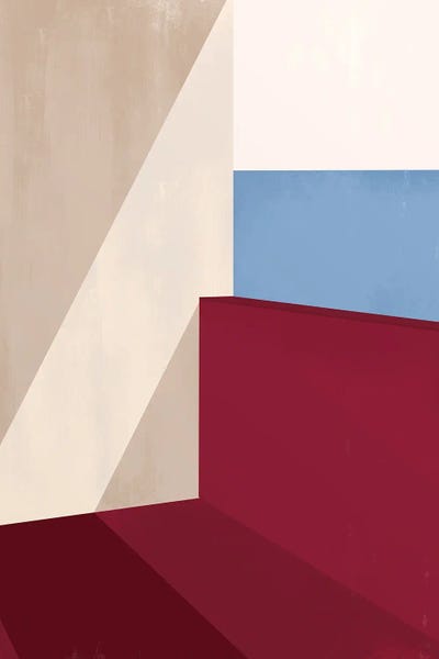 2023 | Viva Magenta: Abstract Magenta Geometric III by Helo Moraes