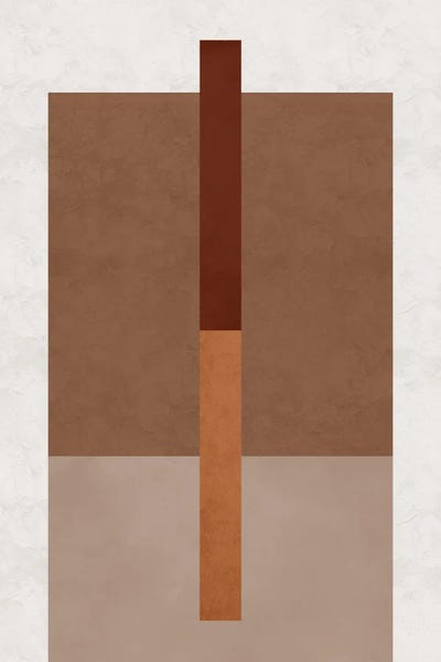 Abstract Square XIX by Helo Moraes framed canvas print