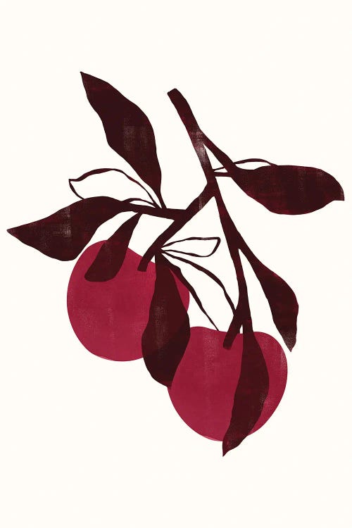 Abstract Magenta Cherry I