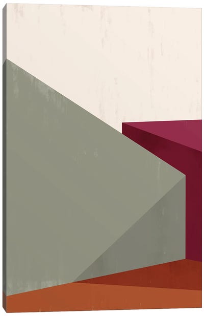 Abstract Colors Geometric IV Canvas Art Print - Helo Moraes