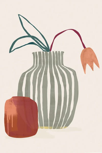 Tulips: Abstract Colors Tulip II by Helo Moraes
