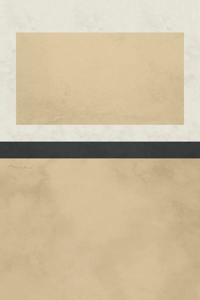 Japandi: Abstract Square XXV by Helo Moraes