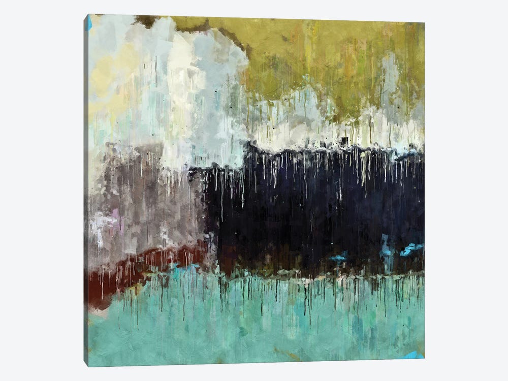 Abstract Brush I by Helo Moraes 1-piece Canvas Art Print