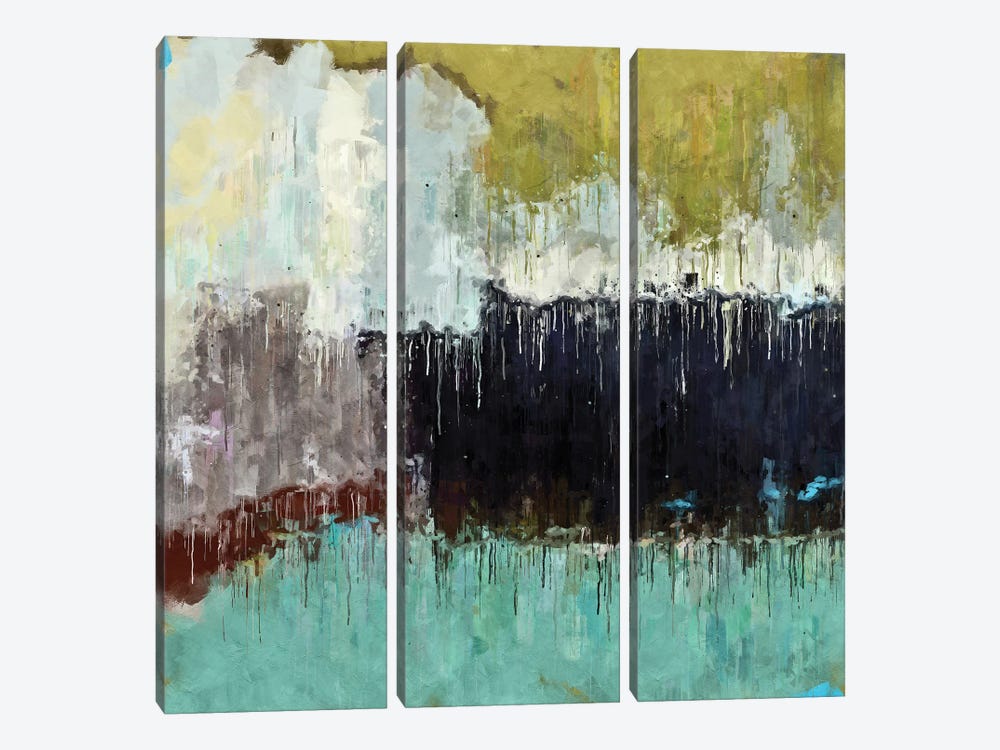 Abstract Brush I by Helo Moraes 3-piece Art Print