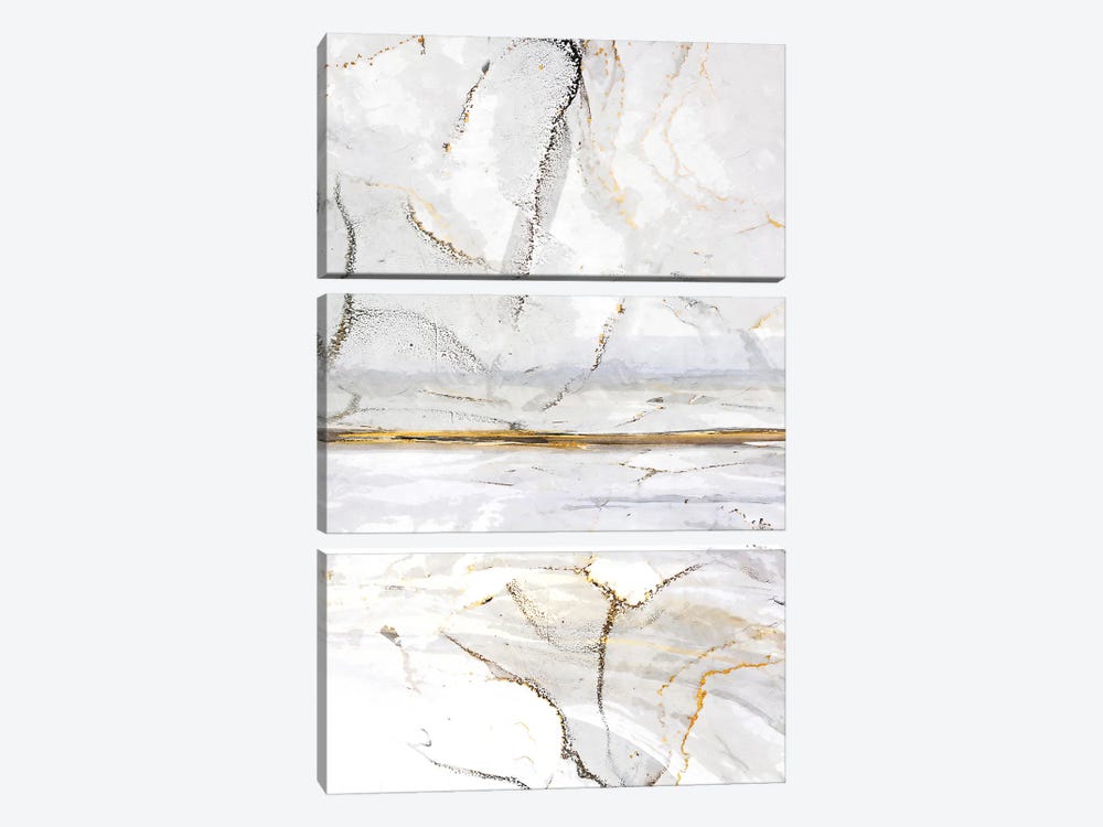 Abstract Marble II by Helo Moraes 3-piece Canvas Print