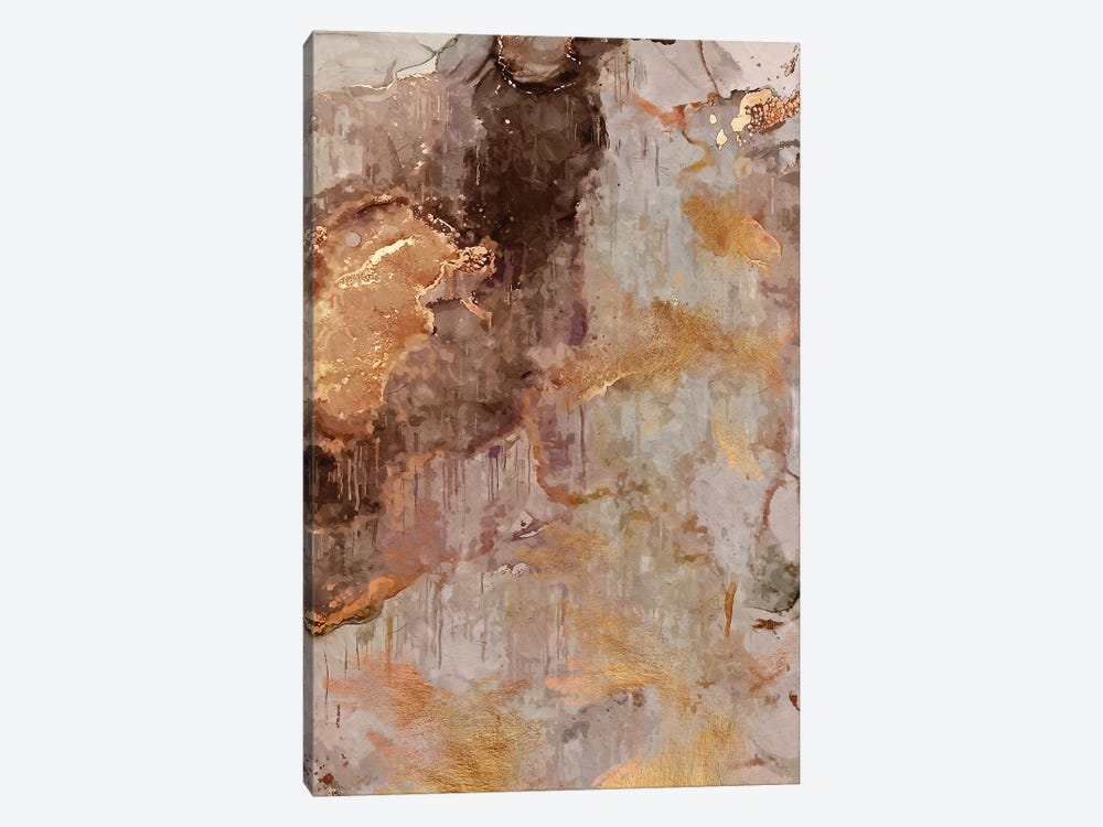 Abstract Marble VI by Helo Moraes 1-piece Canvas Art Print