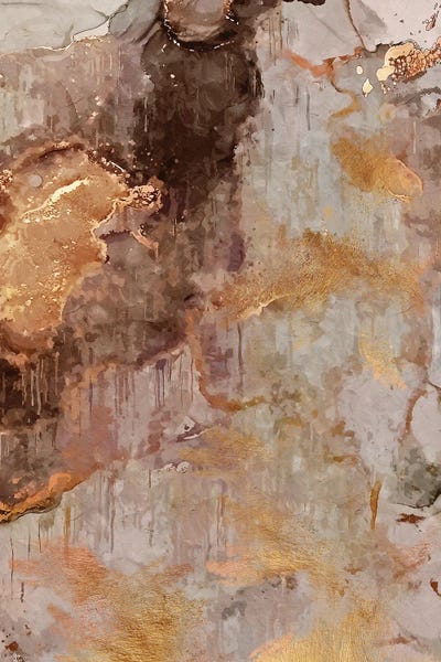 Agates, Geodes & Minerals: Abstract Marble VI by Helo Moraes