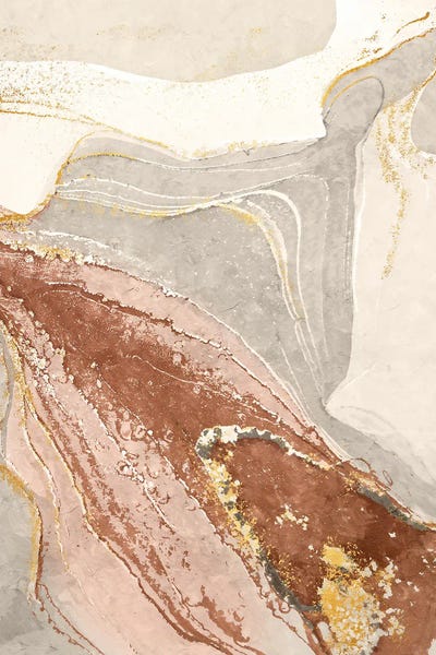 Agates, Geodes & Minerals: Abstract Marble VII by Helo Moraes