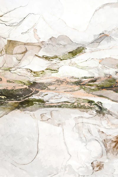 Abstract Marble VIII by Helo Moraes framed canvas print