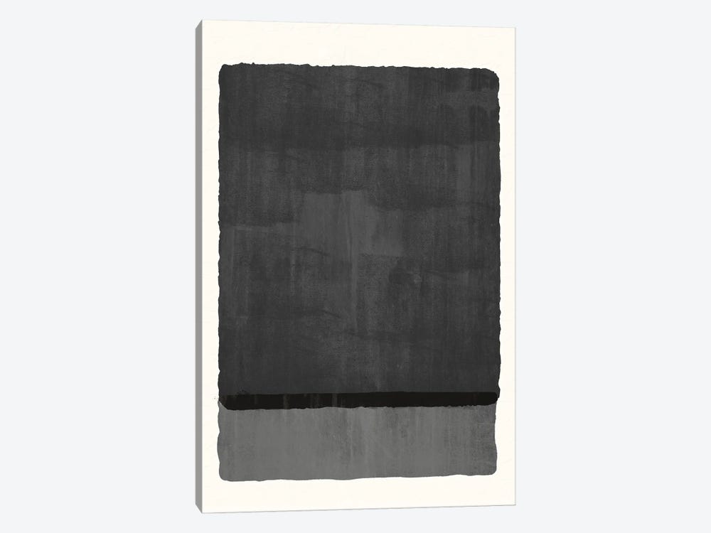Minimal Black by Helo Moraes 1-piece Canvas Art Print