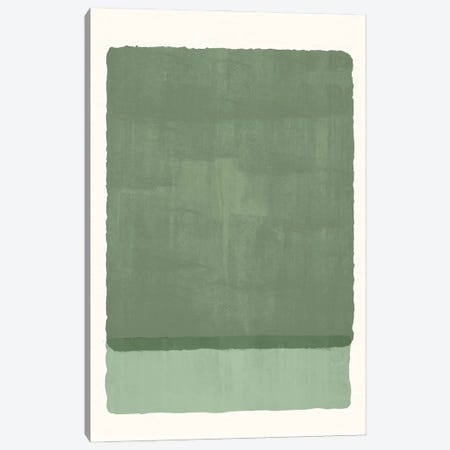 Minimal Green Canvas Print #HMS611} by Helo Moraes Canvas Art Print