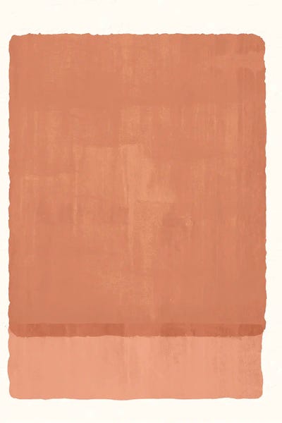 Similar To Mark Rothko: Minimal Orange by Helo Moraes