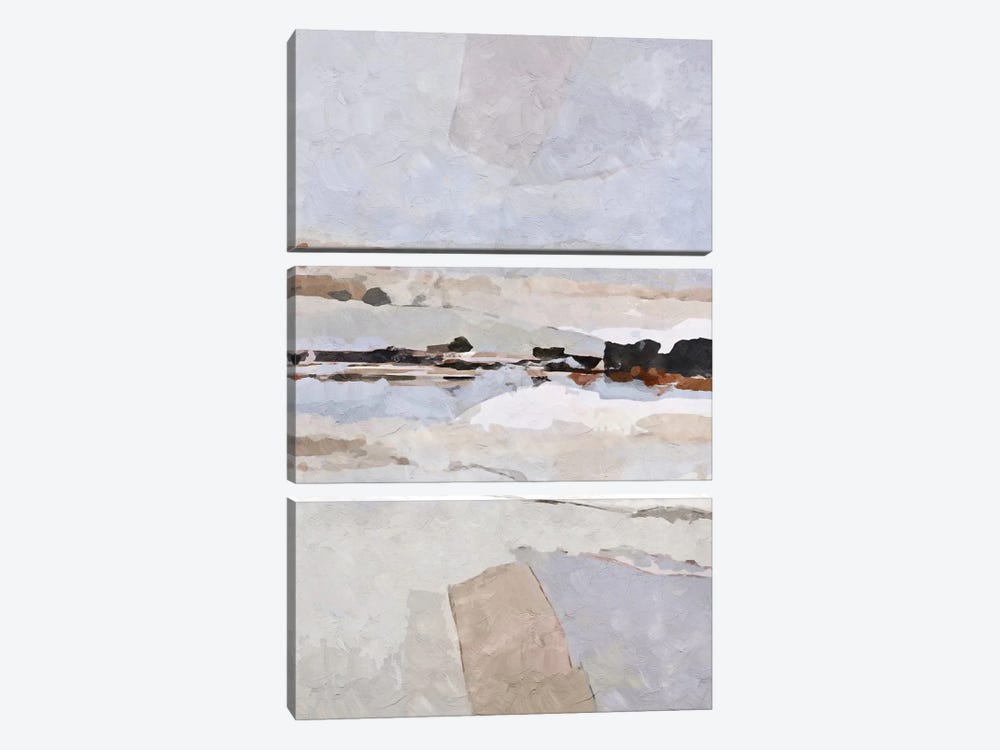 Abstract Marble XI by Helo Moraes 3-piece Canvas Art Print