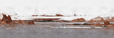 Abstract Marble XXI by Helo Moraes canvas print