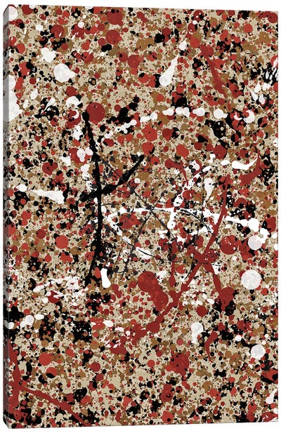 Pollock II Canvas Art Print - Helo Moraes