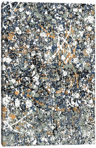 Pollock VII Canvas Art Print - Helo Moraes