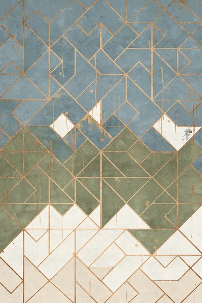 Geometric I by Helo Moraes acrylic art print