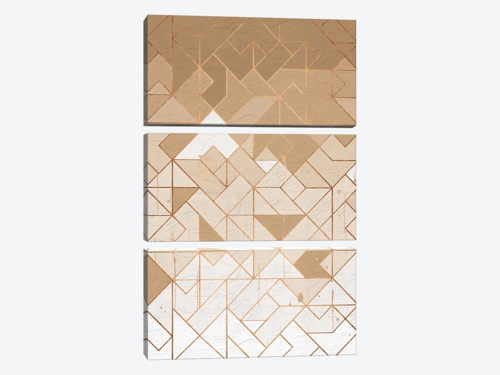 Geometric VIII by Helo Moraes 3-piece Art Print