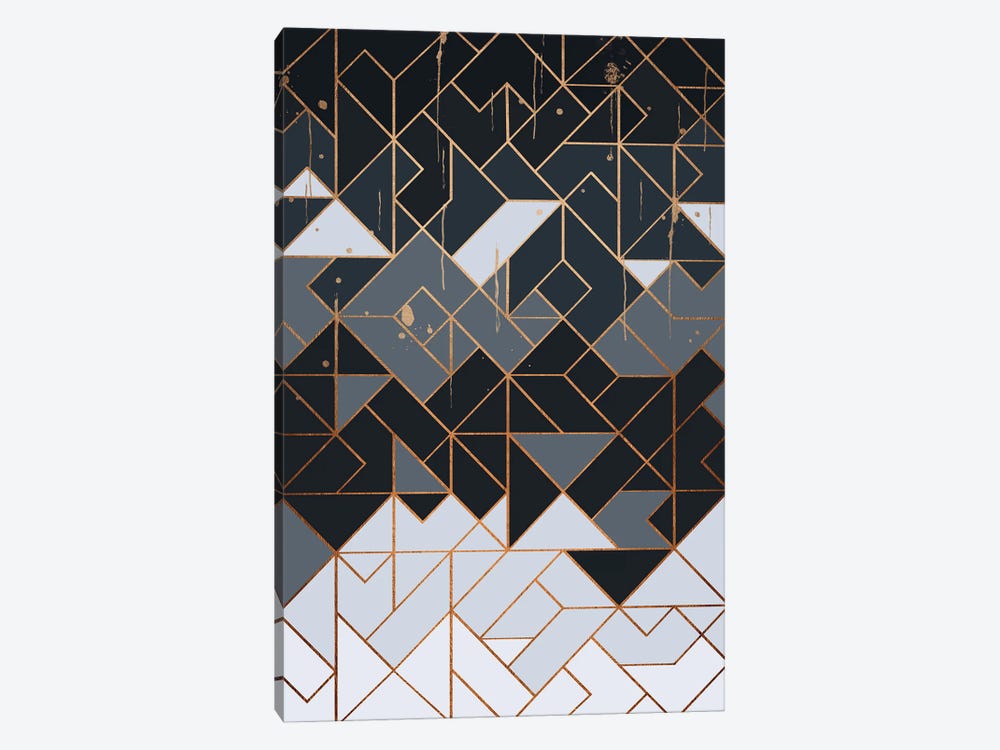 Geometric XII by Helo Moraes 1-piece Canvas Art