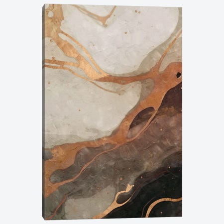 Abstract Marble Green IV Canvas Print #HMS689} by Helo Moraes Canvas Art