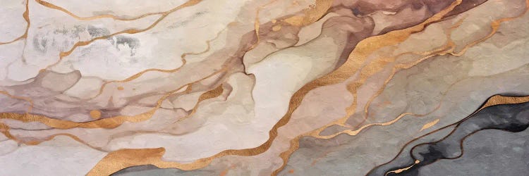 Abstract Marble Gold III