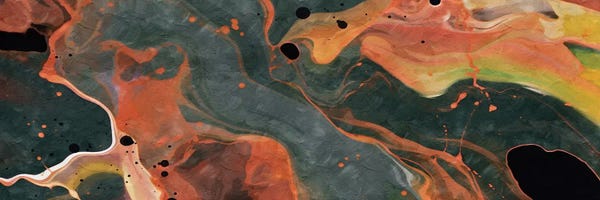 Office: Abstract Marble Color III by Helo Moraes