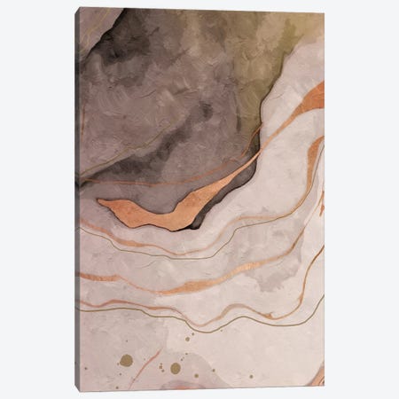 Abstract Marble Grey I Canvas Print #HMS697} by Helo Moraes Canvas Wall Art