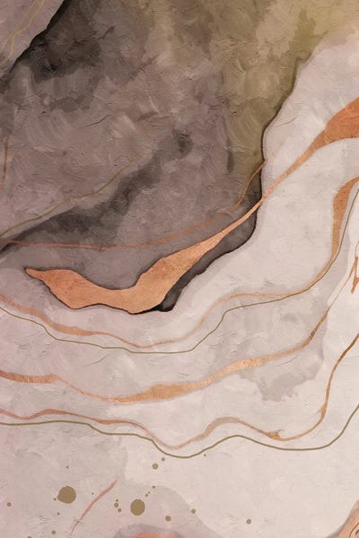 Office: Abstract Marble Grey I by Helo Moraes