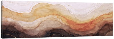 Abstract Marble Wave III Canvas Art Print - Helo Moraes
