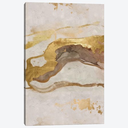 Abstract Marble Golde VI Canvas Print #HMS703} by Helo Moraes Art Print