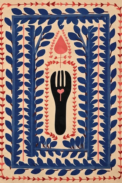 Bohemian Décor: Frida Khalo Mosaic Blue by Helo Moraes