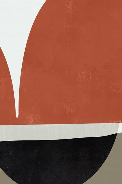 Organic Ocher II by Helo Moraes canvas print