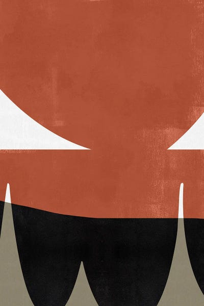 Organic Ocher III by Helo Moraes canvas print