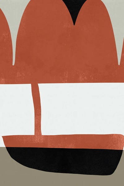 Organic Ocher IV by Helo Moraes canvas print